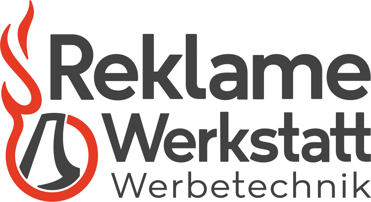 Banner unseres Sponsors Reklamewerkstatt Laboe, wandert mit den anderen Sponsoren Logos am unteren Bildrand hin und her.