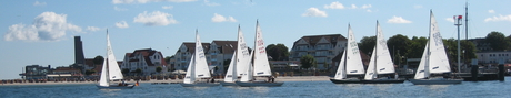 folgte die Auslaufparade der Folkeboote.