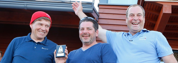 v.r.: Platz 5 für Sönke Durst mit Marc Rockicki und Karsten Bredt