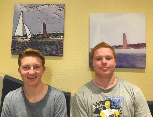 v.l.: Tjark Schilly und Tim Ohler