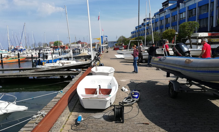 Auch an einigen Optis waren noch Restarbeiten zu erledigen.