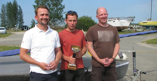 Die ersten Drei v.l.: Martin Kotte, Maurice Oster und Nicki Kraus.