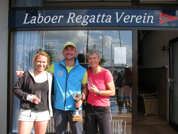 Die Sieger v.l.: Marisa Roch, Martin Kotte und Anja Fiedler