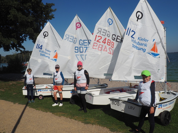 Das Opti Racing-Team-Laboe in Dersau